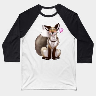 Foxy Friends: Light Grey Baseball T-Shirt